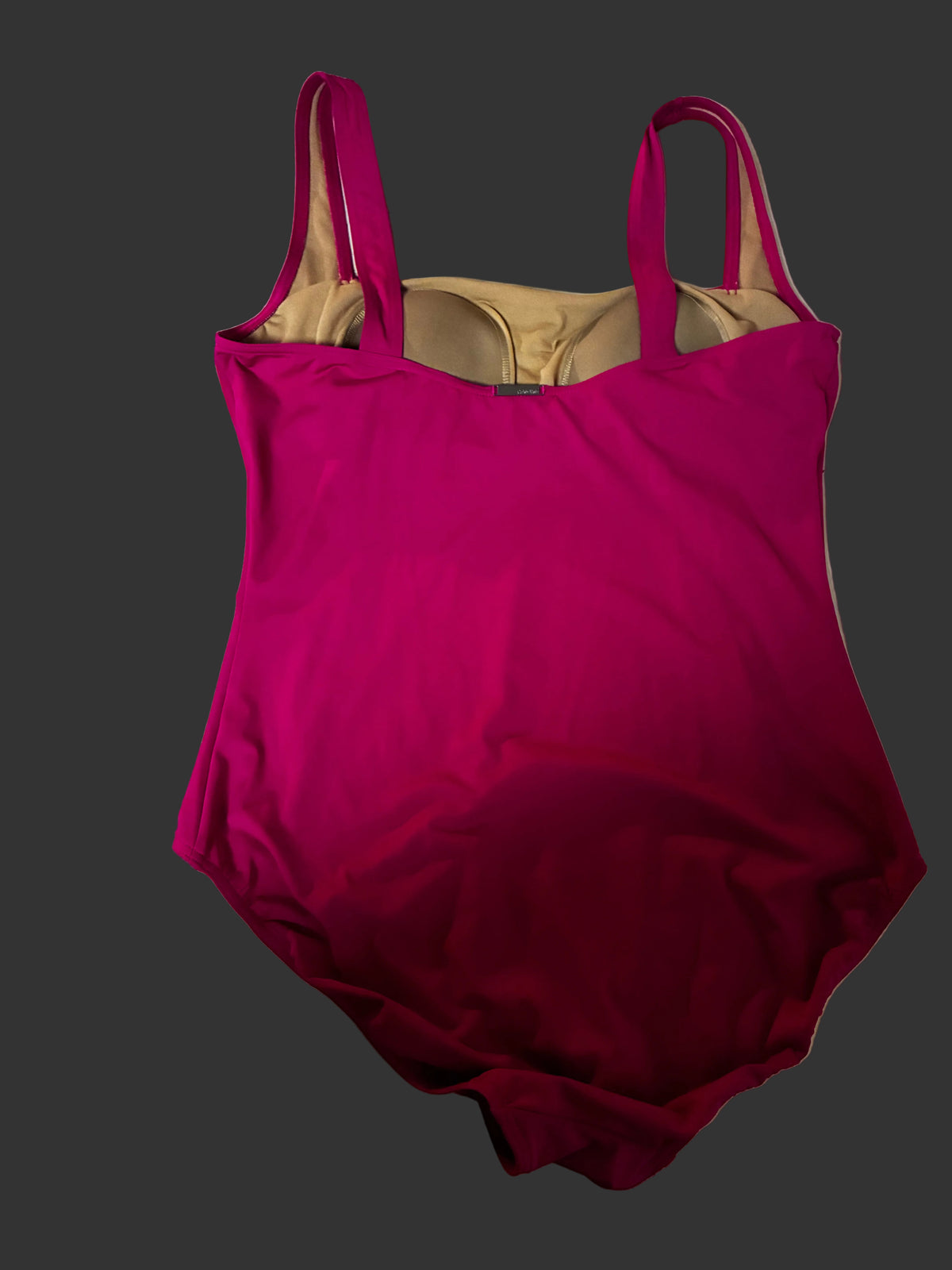1 piece red bathing suit