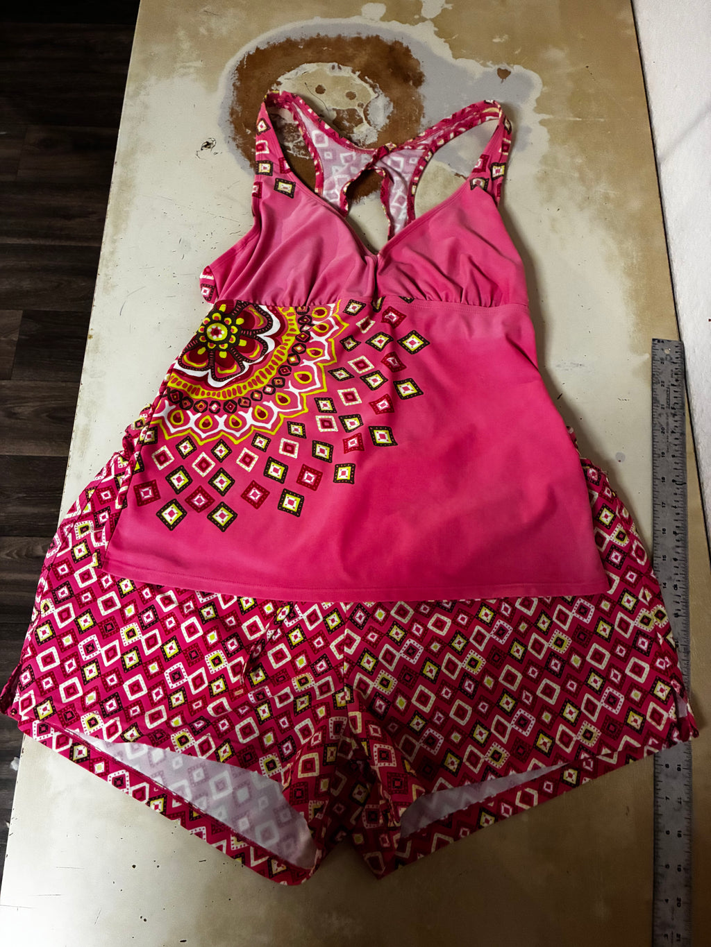 Pink swim suit